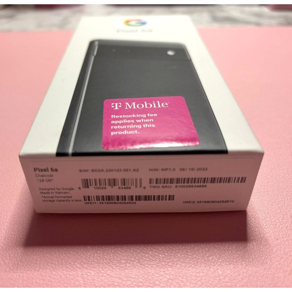 Google Pixel 6a Box With USB Adaptor and Sim Tool Google Tensor - Picture 8 of 9